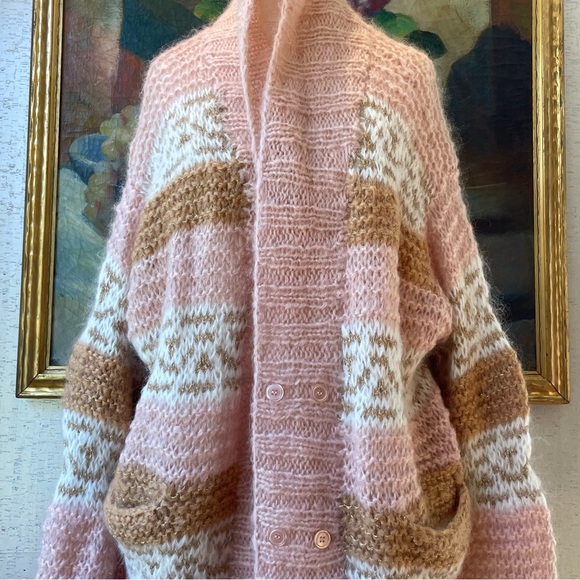 MES DEMOISELLES Paris Mohair Sweater Cardigan - Picture 2 of 5